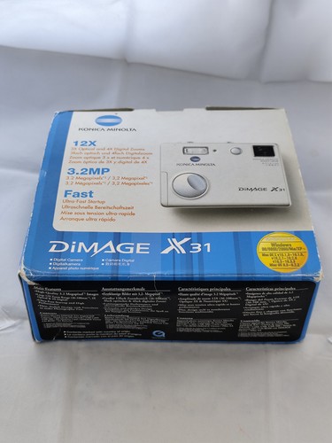 Konica minolta dimage x31 - konica,